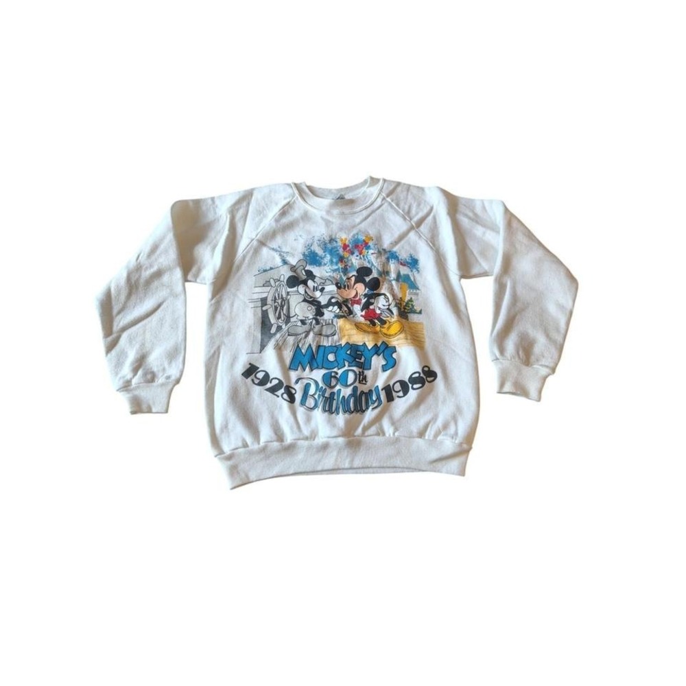 Vintage Mickey sweater 1988 60th Birthday medium